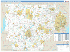 Fitchburg-Leominster Metro Area Digital Map Basic Style